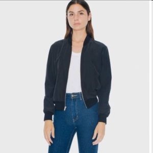 American Apparel Amelia lightweight bomber jacket